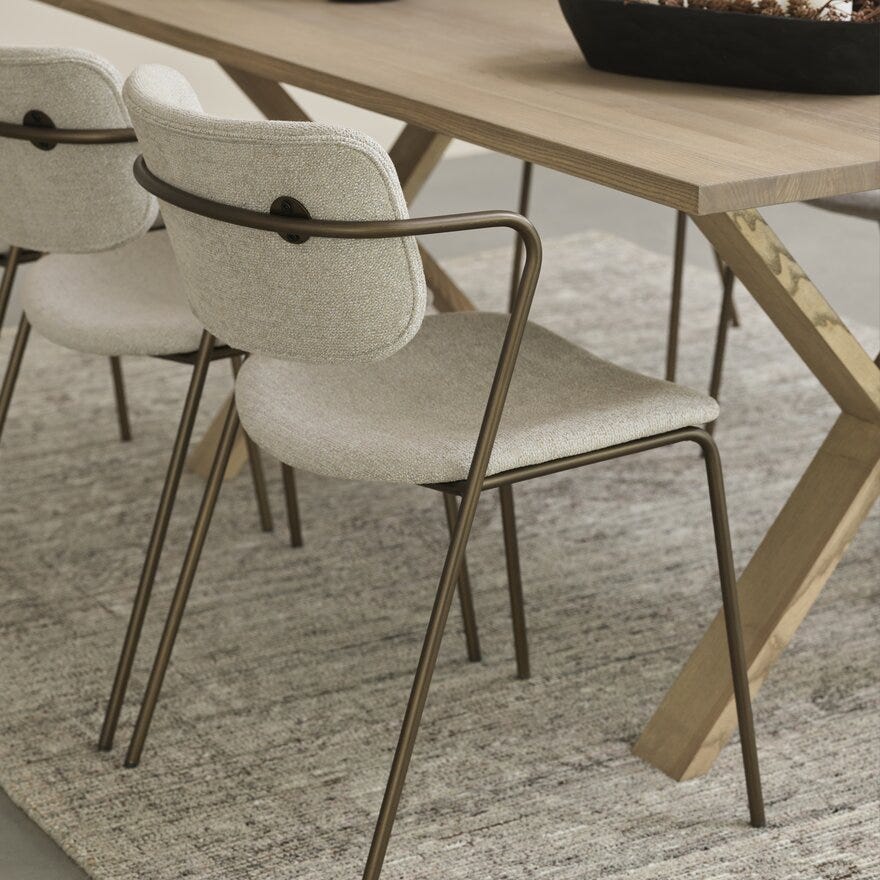 Kristensen & Kristensen ELEMENTS Spisebord 90x180 cm i Brun