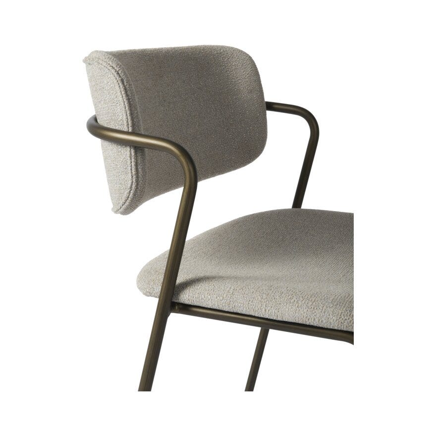 ZED Barstol i Beige/natur