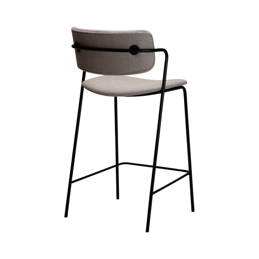 ZED Barstol i Beige/natur
