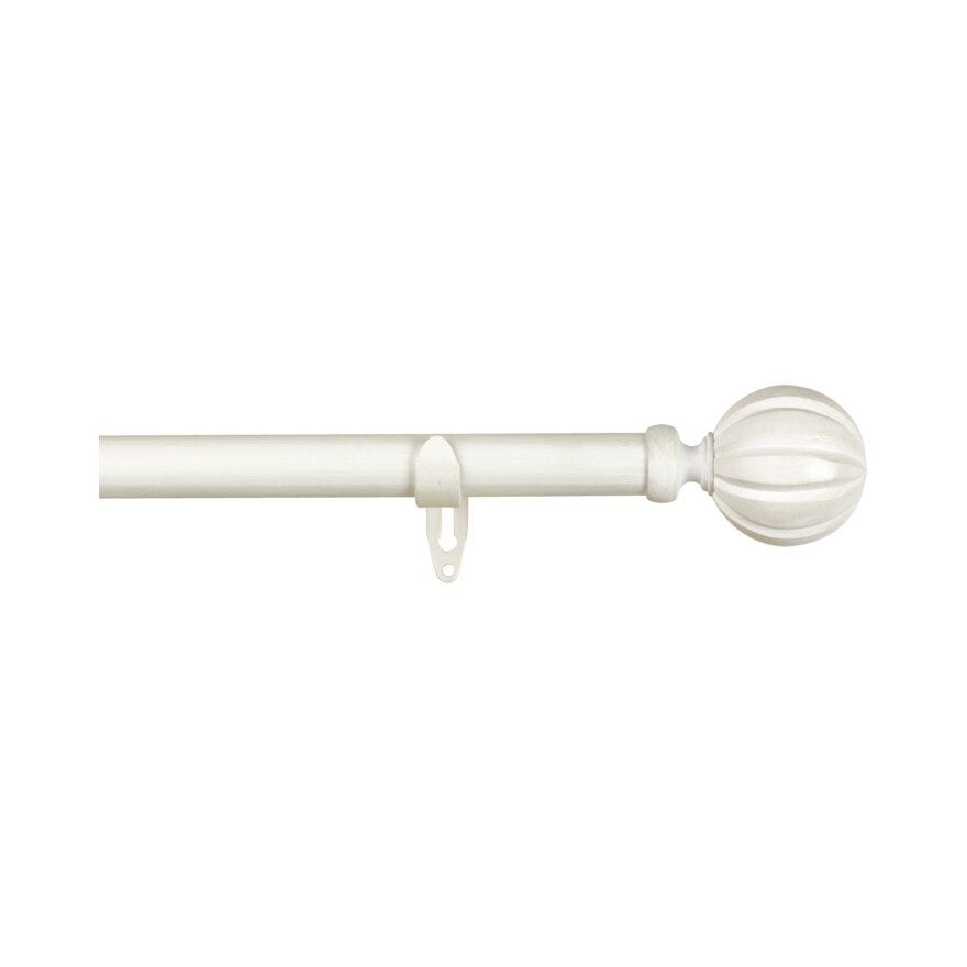 Kirsch CHARM Gardinstang 120-210 cm i Hvit