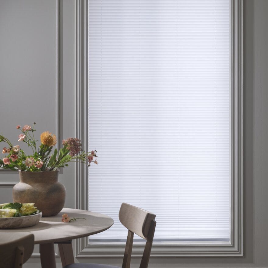 Debel FLEX Plissegardin 100x130 cm i Hvit