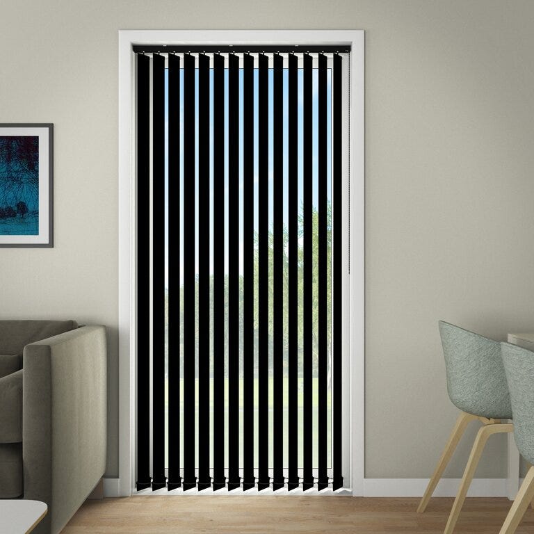 Debel ECLIPSE Lamellsett 190x250 cm i Svart
