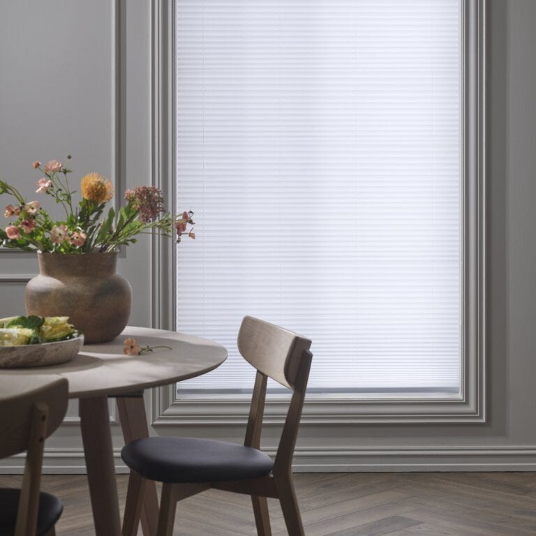 Debel FLEX Plissegardin 100x130 cm i Hvit