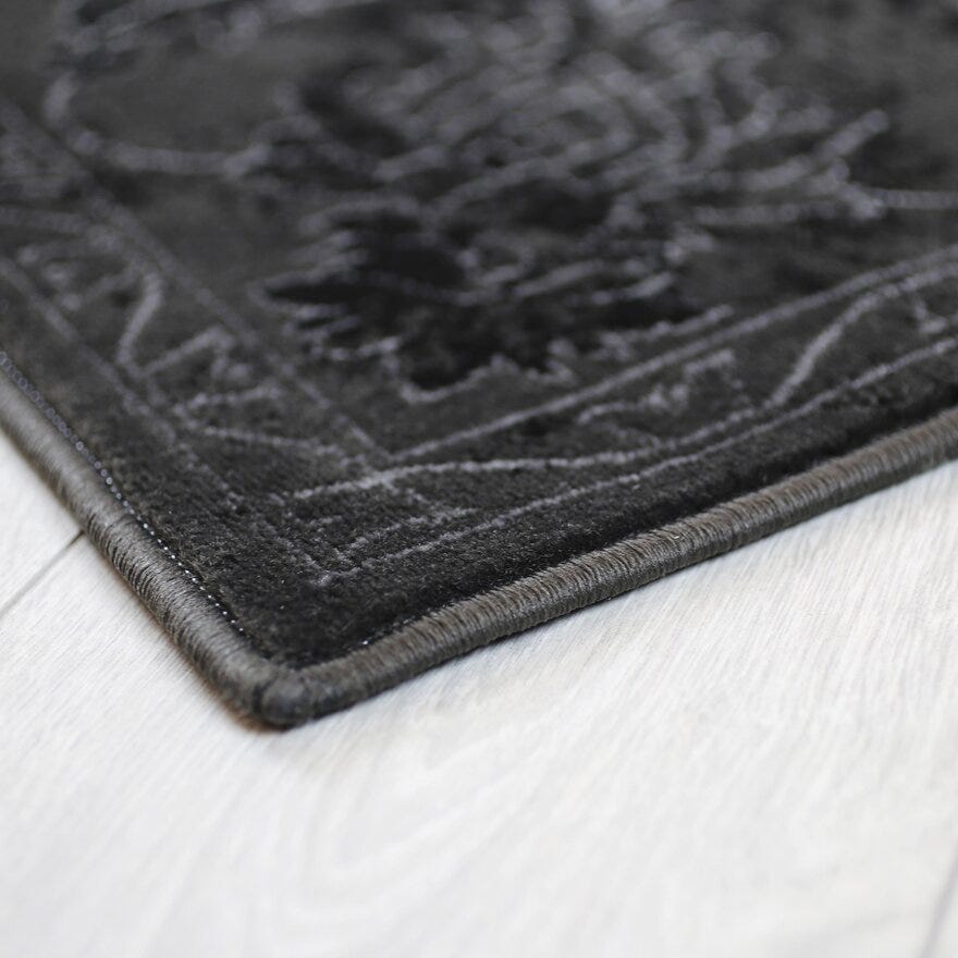 ABBAS Rye 80x250 cm i Svart