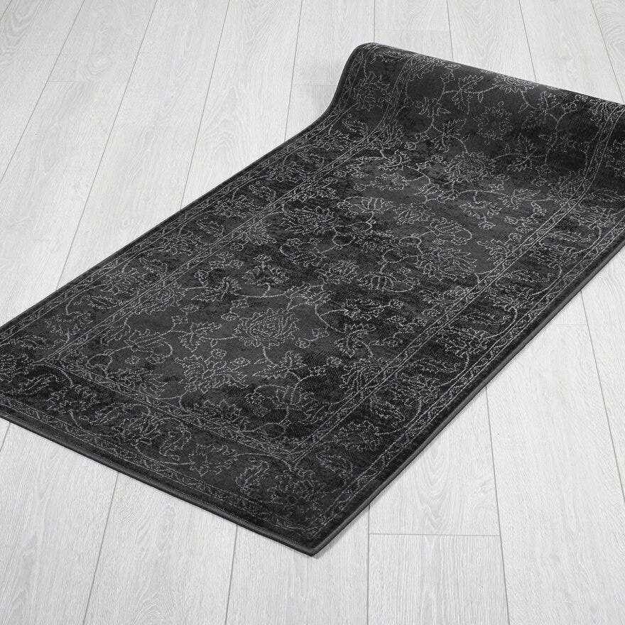 ABBAS Rye 80x250 cm i Svart