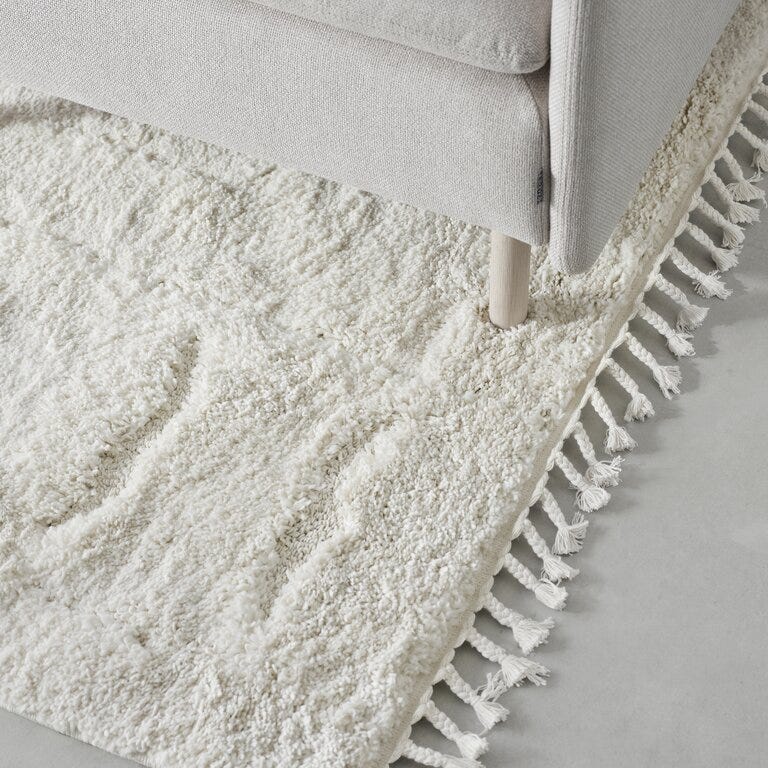 GLORIA Flossteppe 160x230 cm i Beige/natur