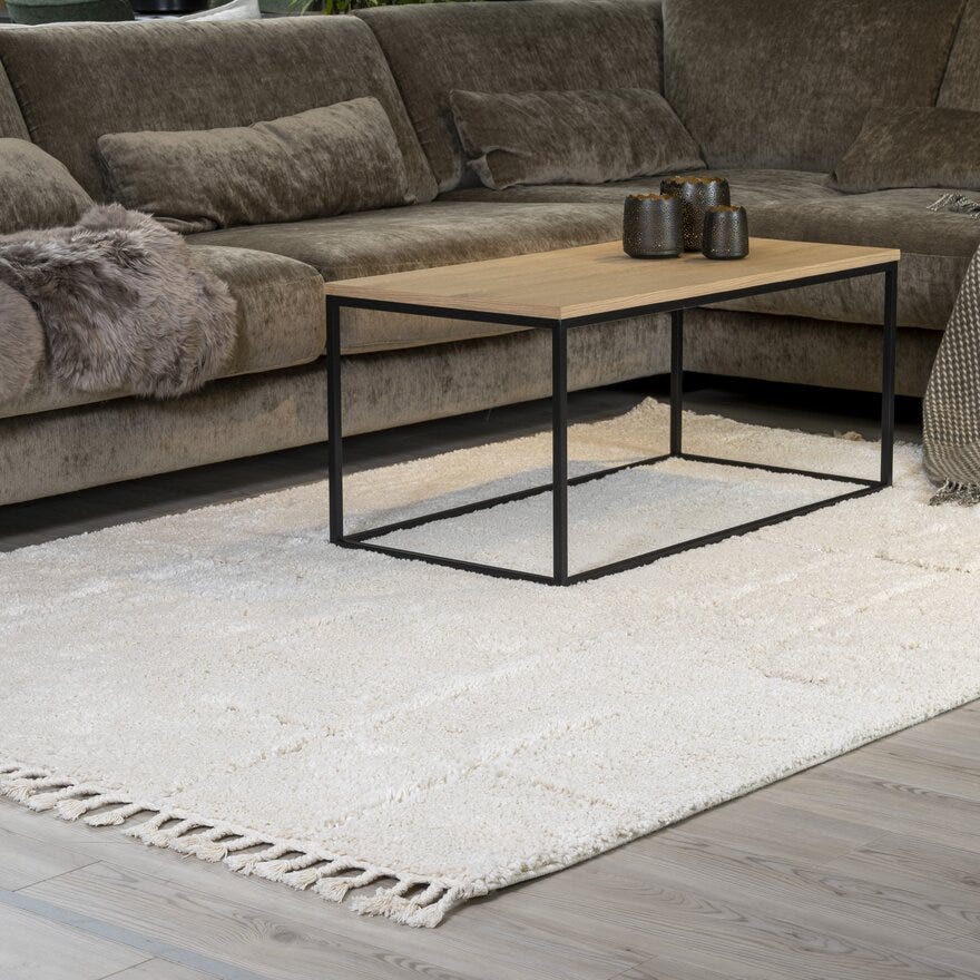 GLORIA Flossteppe 200x290 cm i Beige/natur