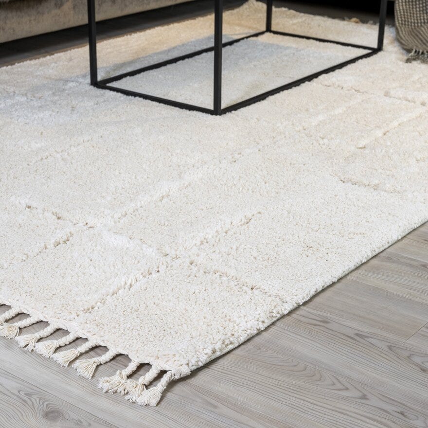 GLORIA Flossteppe 200x290 cm i Beige/natur
