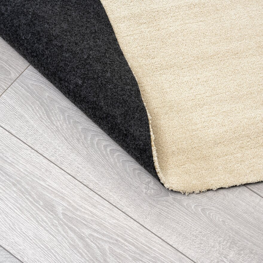 KARMA Rundt teppe Ø200 cm i Beige/natur