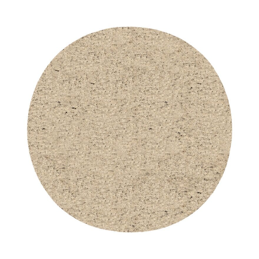 LOTUS Rundt teppe Ø160 cm i Beige/natur