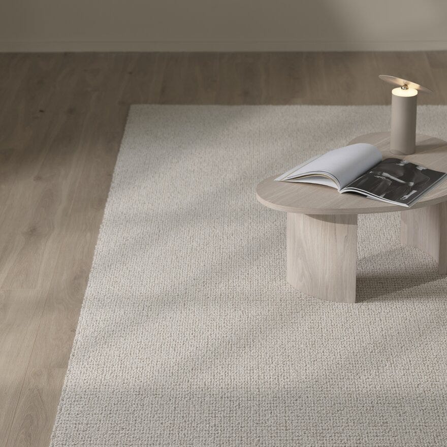 WICK Teppe 160x230 cm i Hvit