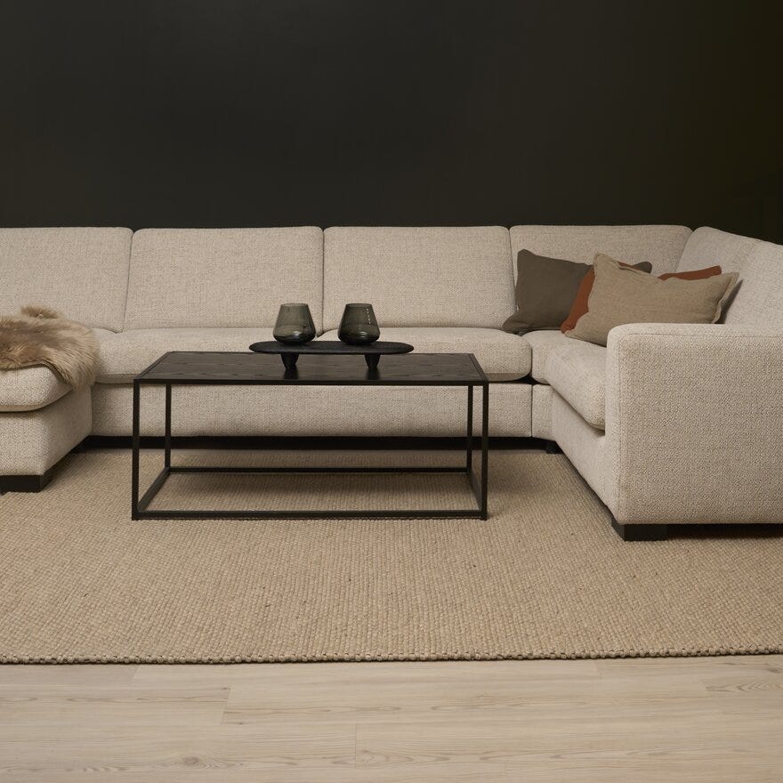 ZICO Teppe 160x230 cm i Beige/natur