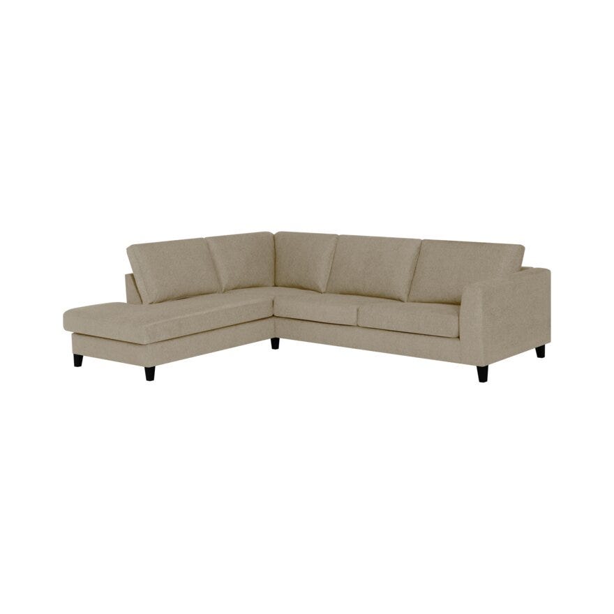ALTON Hjørnesofa i Beige/natur