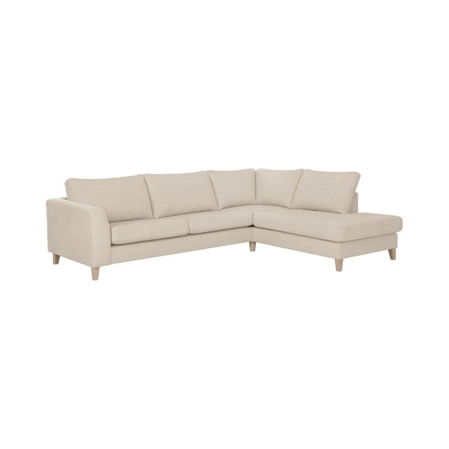 ALTON Hjørnesofa i Beige/natur