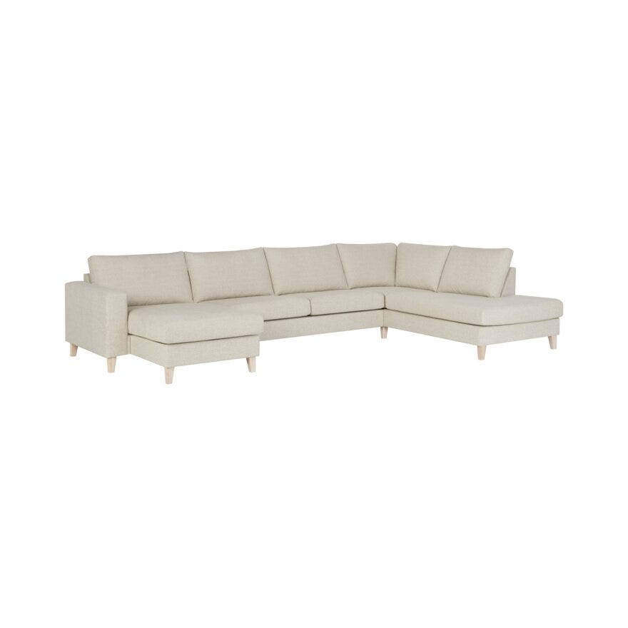 BELMONT Hjørnesofa i Beige/natur