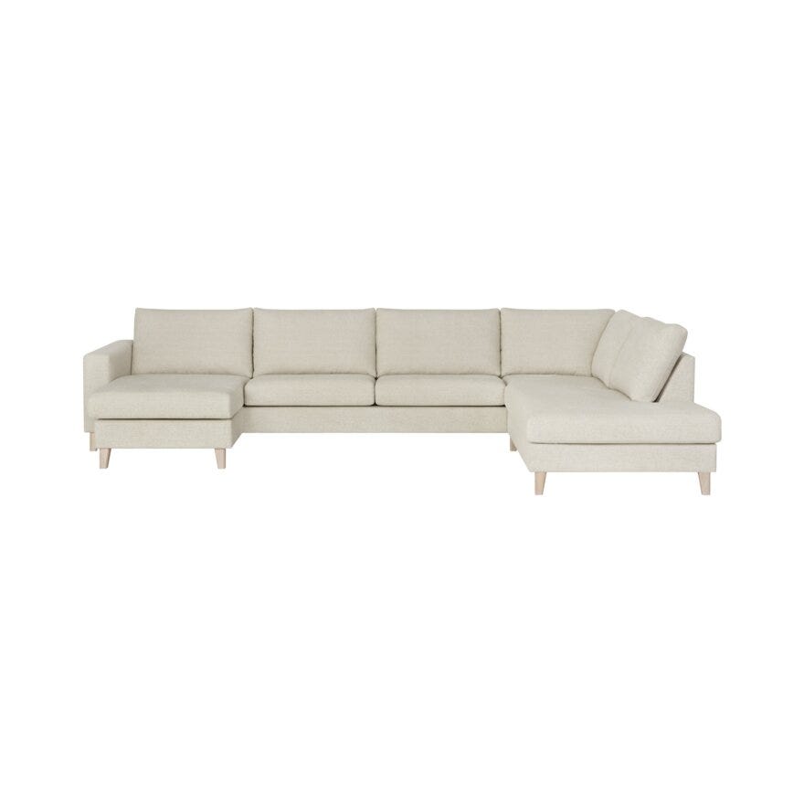 BELMONT Hjørnesofa i Beige/natur