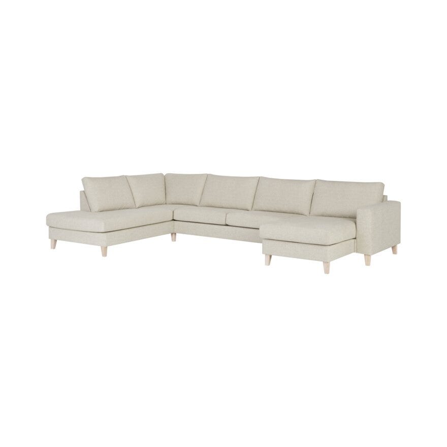 BELMONT Hjørnesofa i Beige/natur