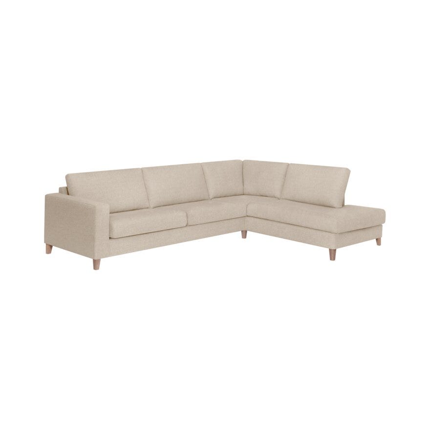 BELMONT Hjørnesofa i Beige/natur
