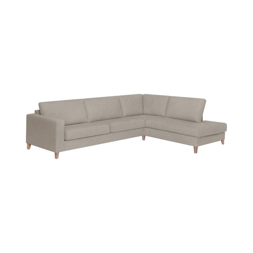 BELMONT Hjørnesofa i Beige/natur