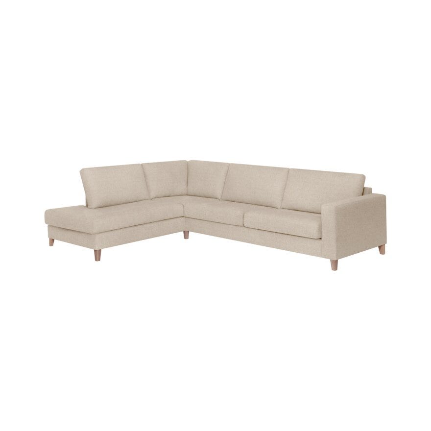 BELMONT Hjørnesofa i Beige/natur