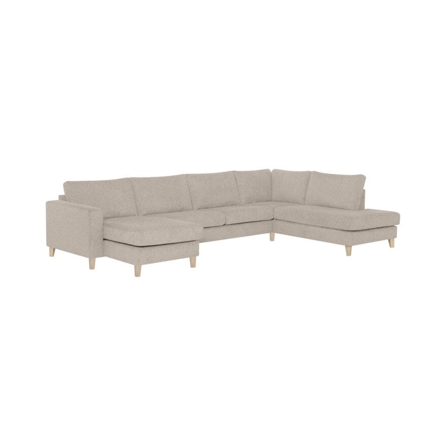 BELMONT Hjørnesofa i Beige/natur