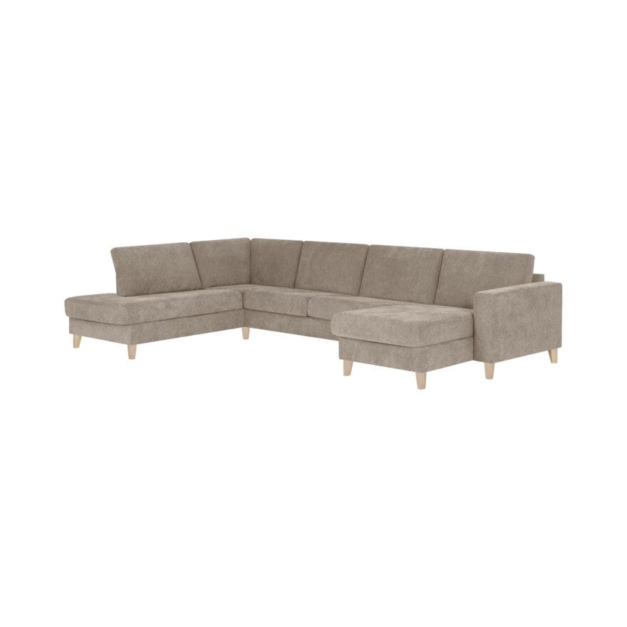 BELMONT Hjørnesofa i Beige/natur