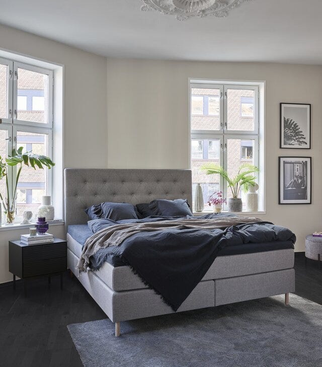 Zen BERLIN Kontinentalseng 150x200 cm i Grå