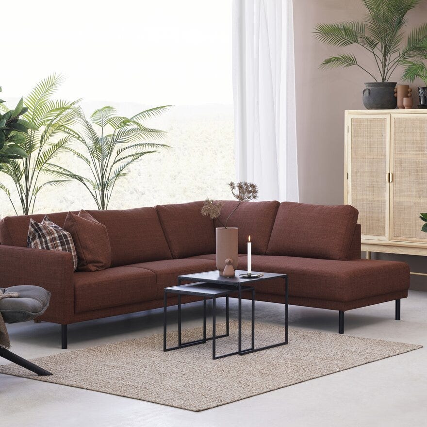 GIBSON Teppe 160x230 cm i Beige/natur