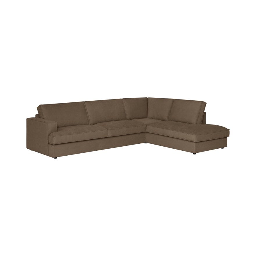 BROOKS Hjørnesofa i Brun