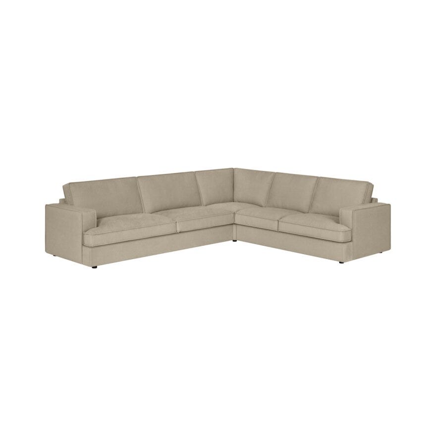 Brooks beige hjørnesofa