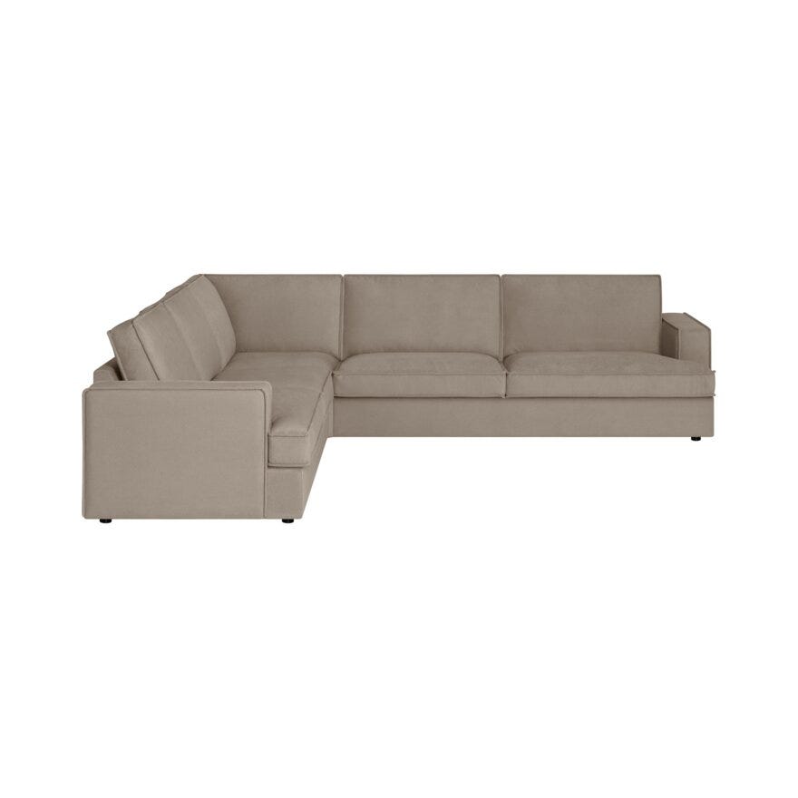 BROOKS Hjørnesofa i Beige/natur