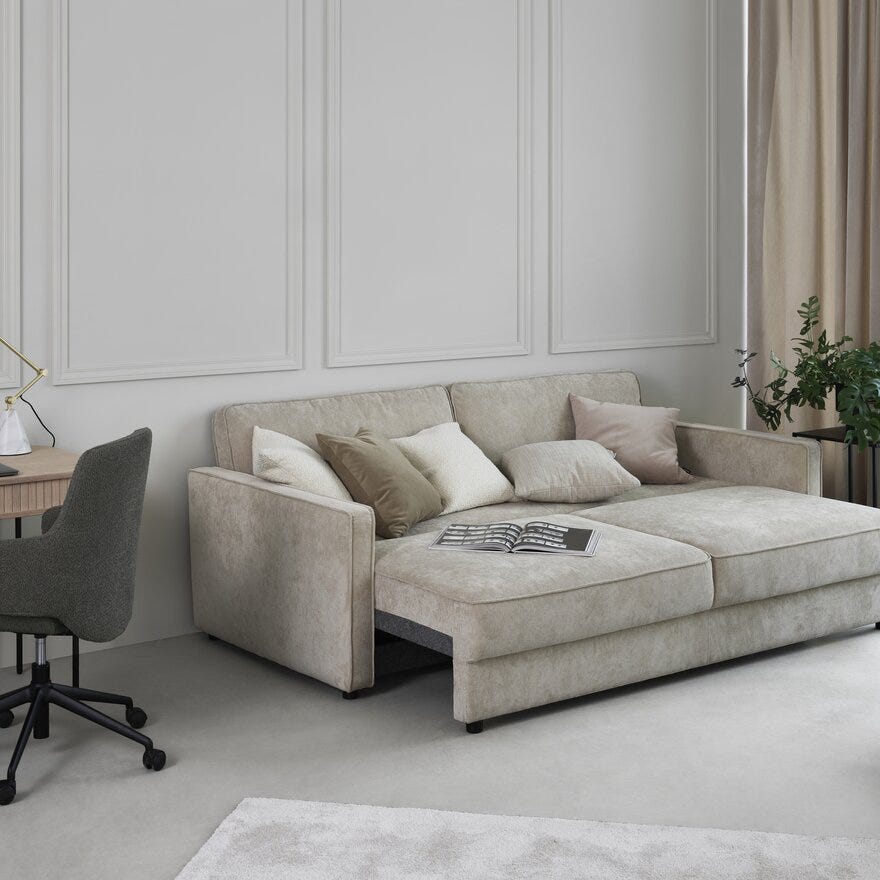 CHILL Sovesofa i Beige/natur