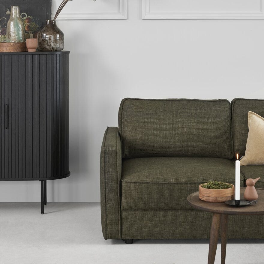 Kleppe TOWN Rundt sofabord Ø60 cm i Brun