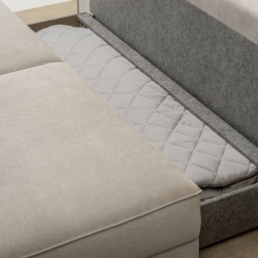 CHILL Sovesofa i Beige/natur