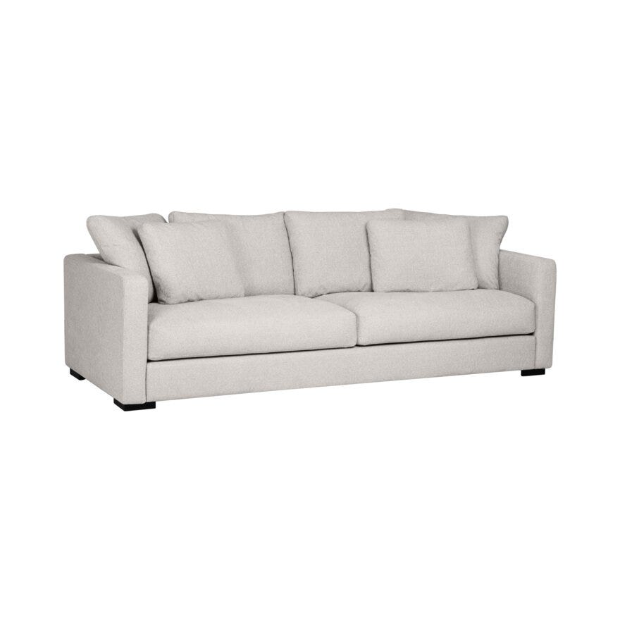 EBBA 3 seter XL i Beige/natur