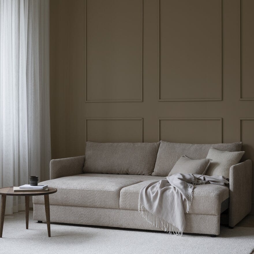 FLIX Sovesofa i Beige/natur