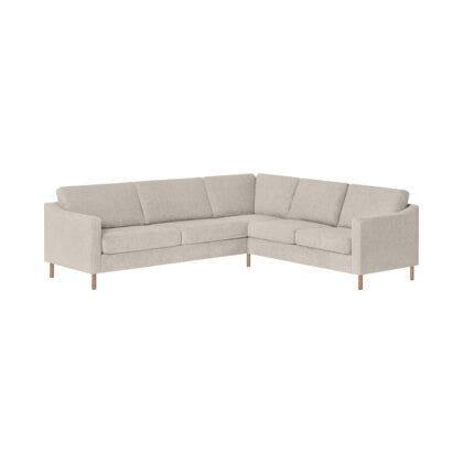 FREJA Hjørnesofa i Beige/natur