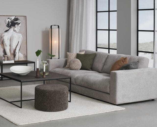 LUKA 3 seter i Beige/natur