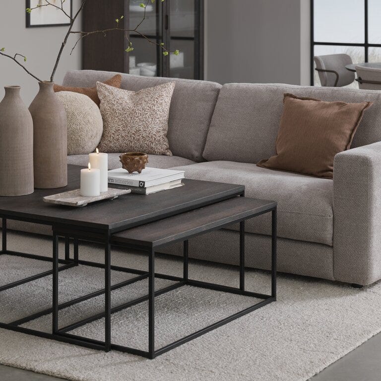 LUKA 3 seter i Beige/natur