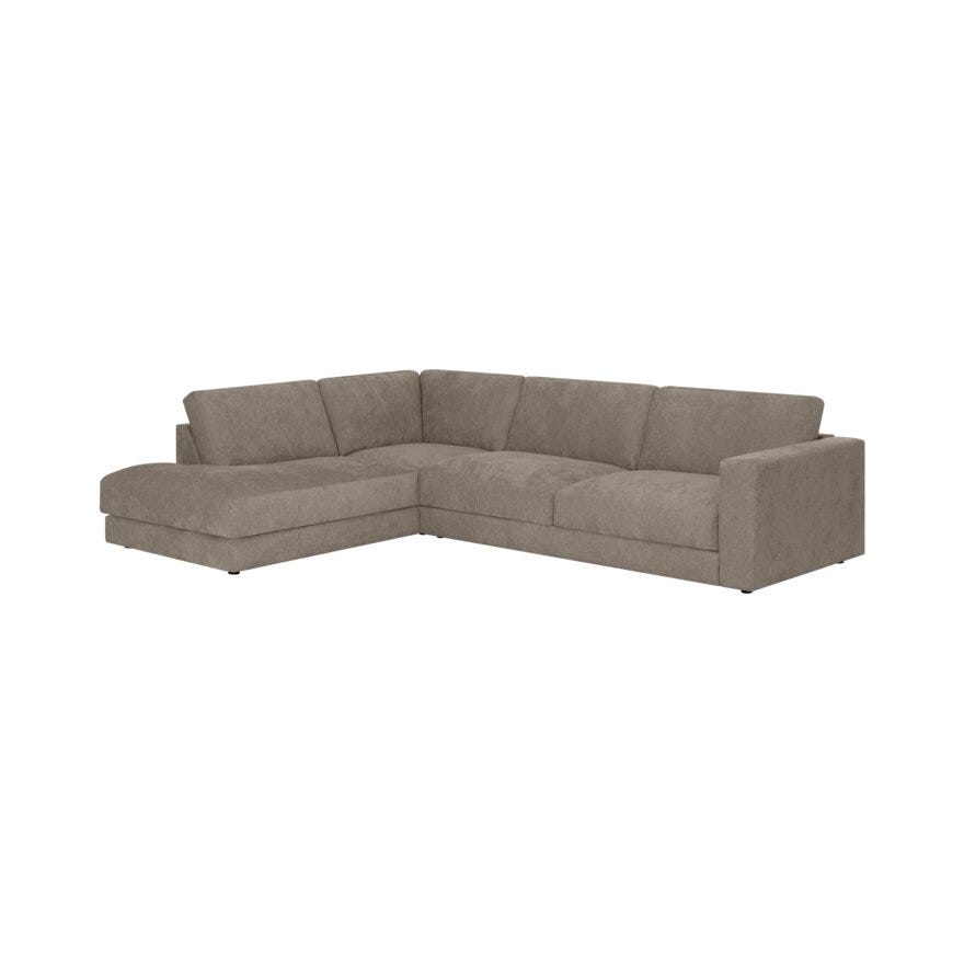 LUKA Hjørnesofa i Beige/natur