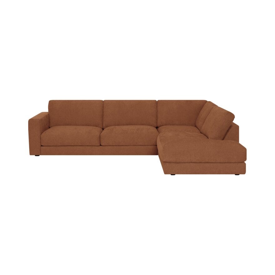 LUKA Hjørnesofa i Oransje