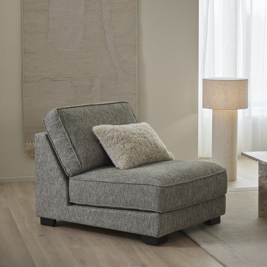 LUKAS Stol i Beige/natur