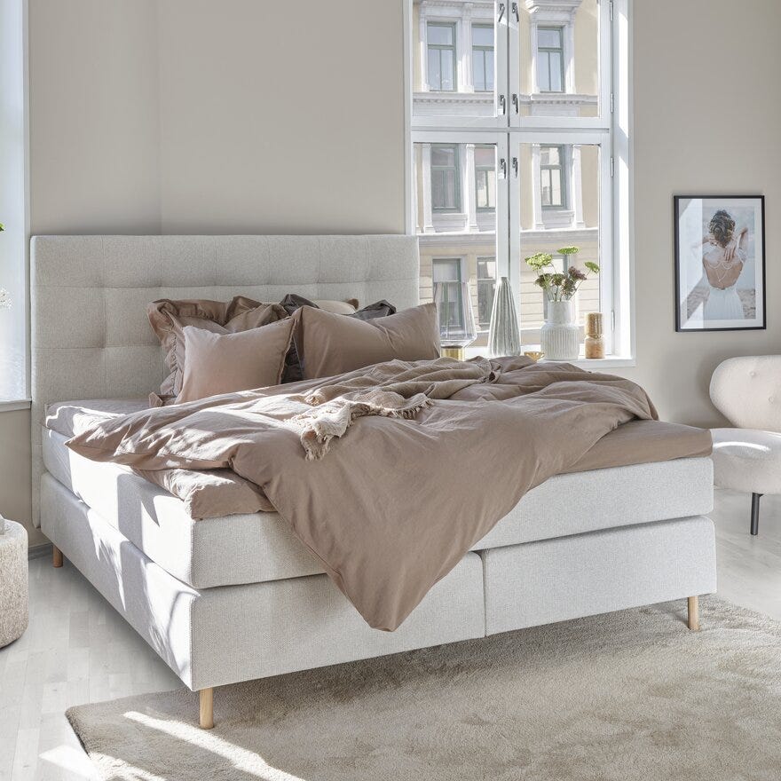 Sindig RAW Dynetrekk 200x220 cm i Beige/natur