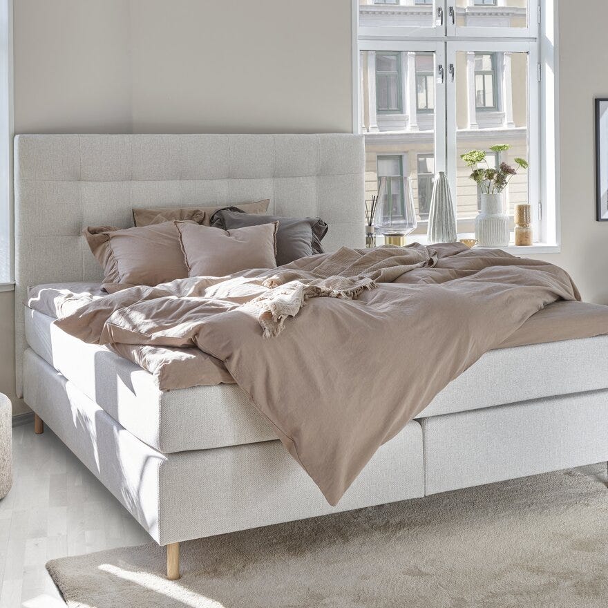 Sindig RAW Dynetrekk 200x220 cm i Beige/natur