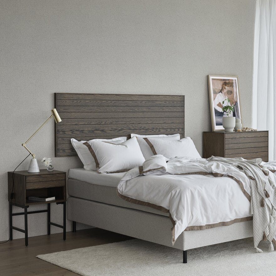 MODICA Sengegavl B:150 cm i Brun