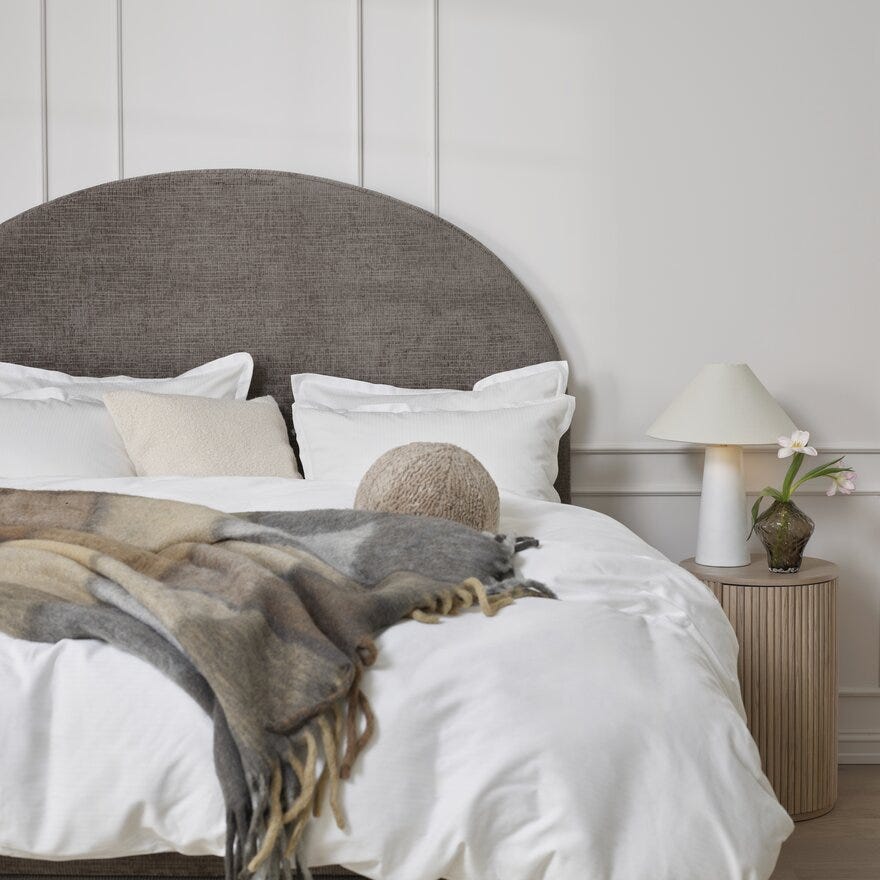 Zen MILANO Sengegavl 122x108 cm i Brun
