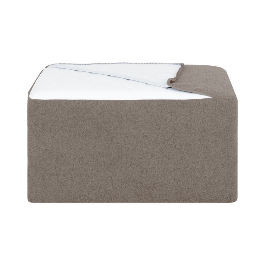 MILLA & MILO Puff med madrass 80x200 cm i Brun