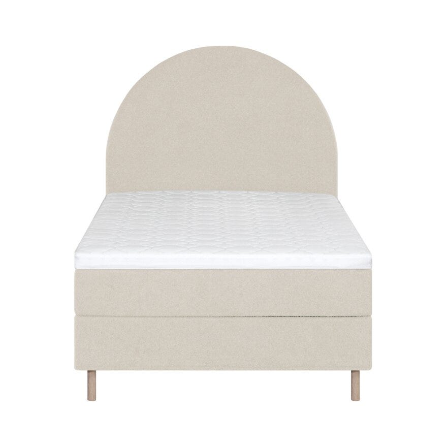 MILLA & MILO Kontinentalseng 90x200 cm i Beige/natur