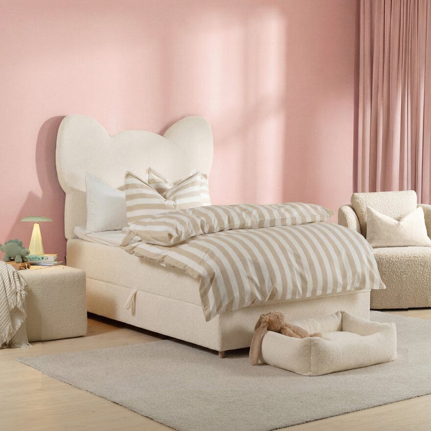 MILLA & MILO Magasinseng 90x200 cm i Beige/natur