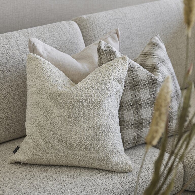 MORGAN Hjørnesofa i Beige/natur